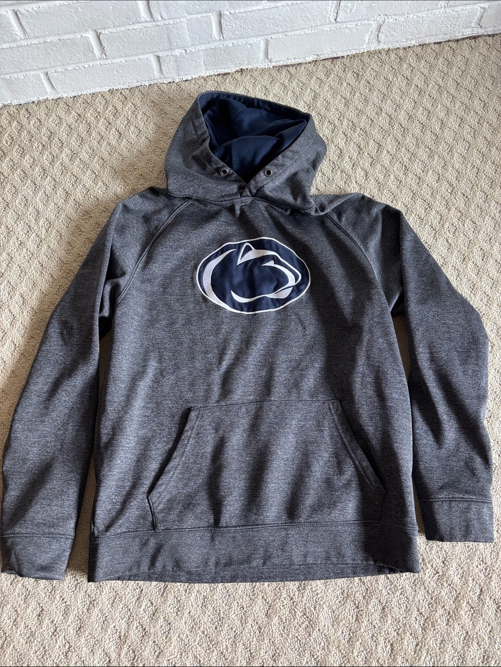 Penn State Men's Gray Hoodie Sweatshirt